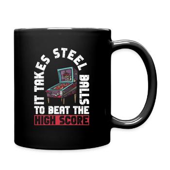 Spiel-flipping-machine-design Für - Full Colour Mug - black - Right