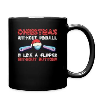 Flipper-spieler-weihnachtsentwurf Für - Full Colour Mug - black - Right