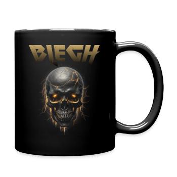 Live Laugh Blegh Heavy Metal Metalcore - Full Colour Mug - black - Right