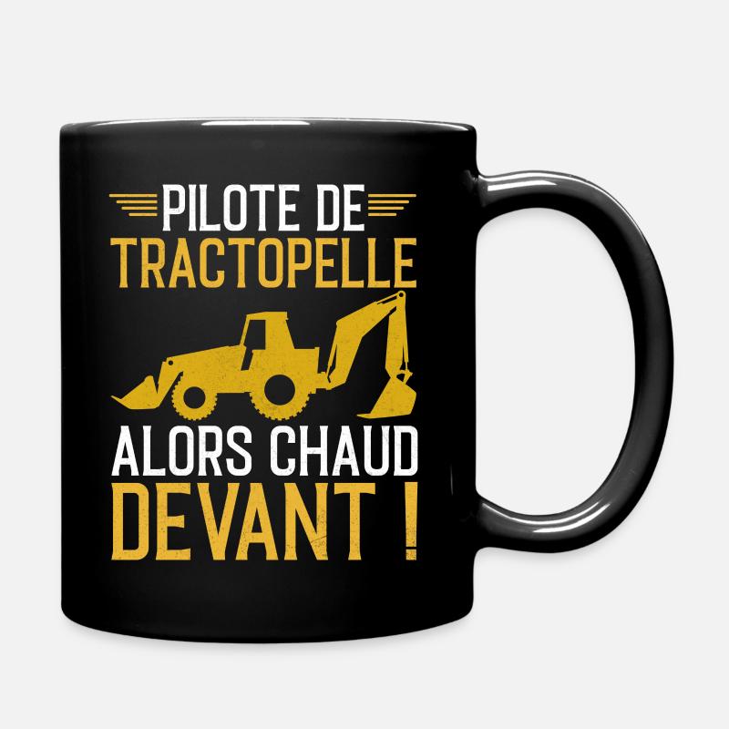 Pilote de Tractopelle Citation Conducteur - Mug uni - noir