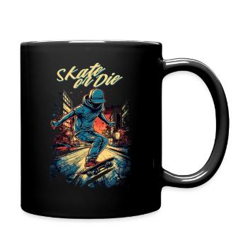 Skateboarder Skateboard Skate Skater - Tasse einfarbig - Schwarz - Rechts