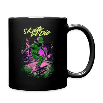 Skateboarder Skateboard Skate Skater - Tasse einfarbig - Schwarz - Rechts