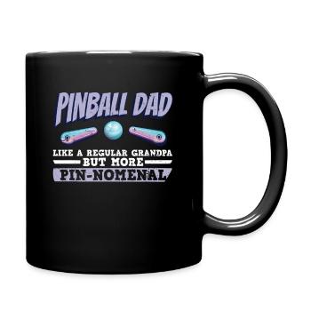 Flipperspieler Vater Design Für - Mug uni - noir - Droite