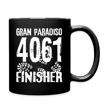 Gran Paradiso Mountain National Park Italy Valle d'Aosta - Full Colour Mug - black - Right