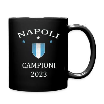 Napoli Campioni 2023 - Tasse einfarbig - Schwarz - Rechts