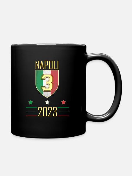 Napoli Forza Napoli 2023 - Tasse einfarbig - Schwarz
