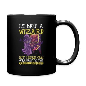 Retro-flipper-spiel-design Für Flipperspieler Und - Mug uni - noir - Droite