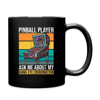 Retro-flipper-spiel-design Für - Mug uni - noir - Droite