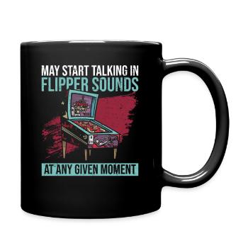 Flipper-sammler-design Für Flipperspieler - Mug uni - noir - Droite