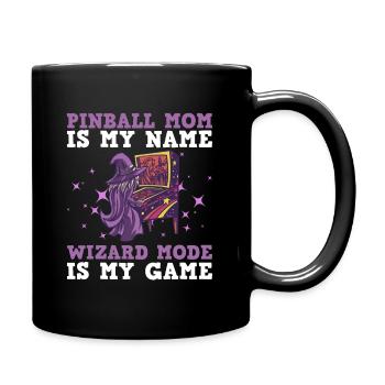 Flipperspieler Mama Design Für - Tasse einfarbig - Schwarz - Rechts