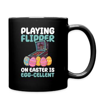 Klassisches Flipper-ostern-design Für - Full Colour Mug - black - Right