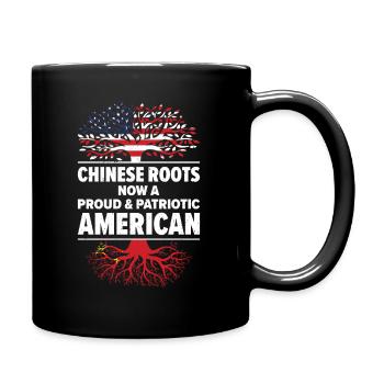 Né chinois Chine États-Unis - Mug uni - noir - Droite