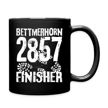 Bettmerhorn Finisher Berg Berner Oberland Wandern - Tasse einfarbig - Schwarz - Rechts