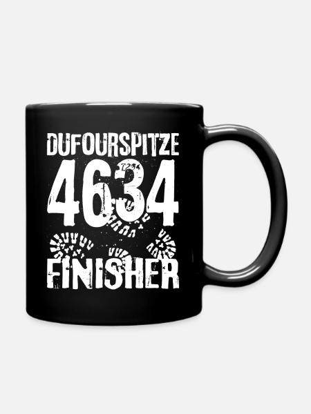 Dufourspitze Monte Rosa Alpiniste Valais Montagne - Mug uni - noir