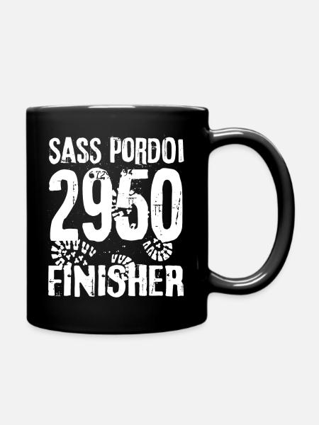 Sass Pordoi Pordoispitze Trentino Sella Dolomiten - Tasse einfarbig - Schwarz