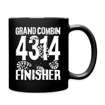 Grand Combin Finisher 4000er Mountaineering High Tour - Full Colour Mug - black - Right