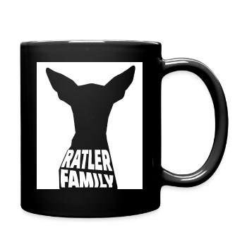 Famille Ratler - Mug uni - noir - Droite