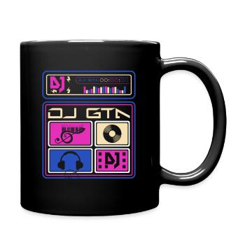 dj gta streetwear - Full Colour Mug - black - Right