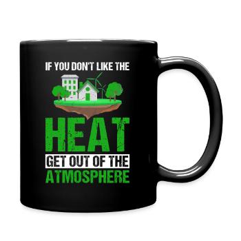 Get Out of the Atmosphere - Full Colour Mug - black - Right