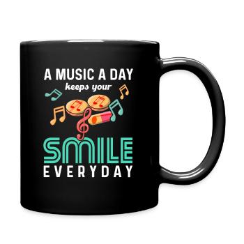 Meilleurs amateurs de musique de médecine Self-Care Mélomanes - Mug uni - noir - Droite