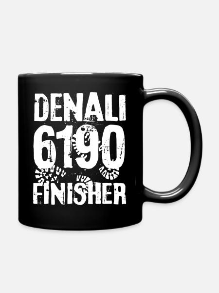 Denali Mount McKinley Berg Alaska 7 Seven Summits - Tasse einfarbig - Schwarz