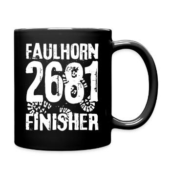 Faulhorn, Finisher, Berg, Bernese Oberland, Grindelwald - Full Colour Mug - black - Right