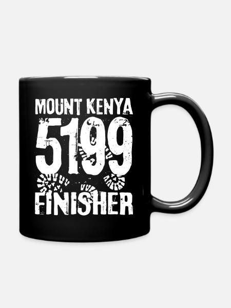 Mont Kenya Finisher Kenya National Park Climb - Mug uni - noir