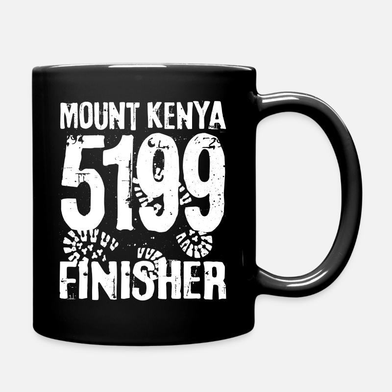Mont Kenya Finisher Kenya National Park Climb - Mug uni - noir