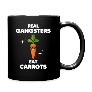Les vrais gangsters mangent des carottes Glacière Carotte Spuch - Mug uni - noir - Droite