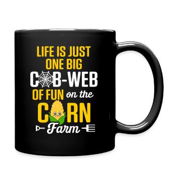 Corn Agriculture Crops Farming Farmer - Full Colour Mug - black - Right