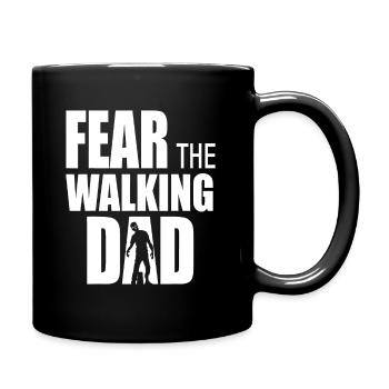 Fear the Walking DAD - for Father's Day Zombie - Full Colour Mug - black - Right