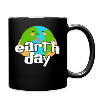 Jour de la Terre - Mug uni - noir - Droite