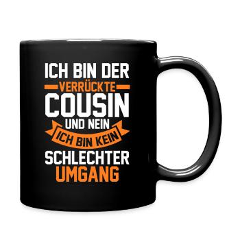Cousin - Tasse einfarbig - Schwarz - Rechts