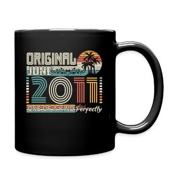 Juin 2011 Juin anniversaire June 2011 - Mug uni - noir - Droite
