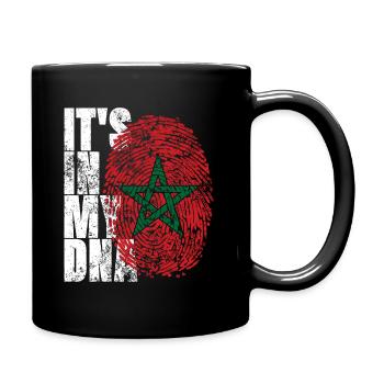 It's In My DNA Moroccan African Gifts Moorish - Full Colour Mug - black - Right