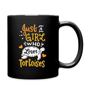 Amoureux des tortues, drôle de tortue, tortue - Mug uni - noir - Droite