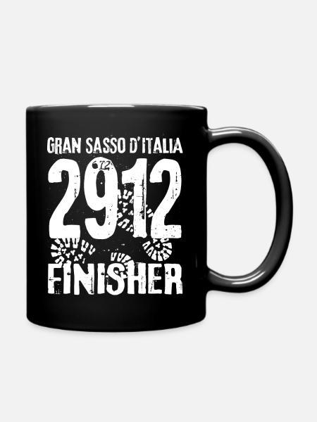 Gran Sasso d'Italia Corno Grande Berg Abruzzi - Tasse einfarbig - Schwarz