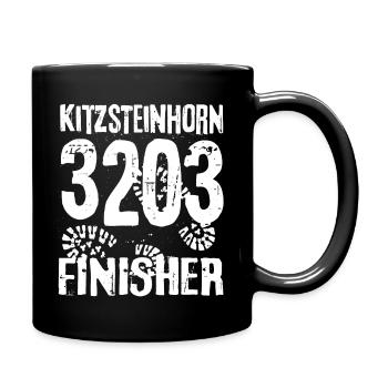 Kitzsteinhorn Finisher 3203 Hohe Tauern Kaprun - Tasse einfarbig - Schwarz - Rechts