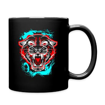 L.Gor Tiger - Tasse einfarbig - Schwarz - Rechts