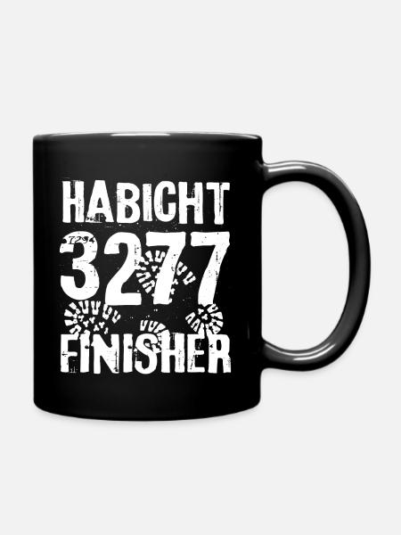 Habicht Berg Finisher Stubaital Gipfel Austria - Tasse einfarbig - Schwarz