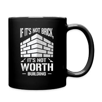 Maçonnerie, maçonnerie, maçonnerie, maçonnerie - Mug uni - noir - Droite