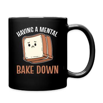 Bäcker Gebäckmacher - Tasse einfarbig - Schwarz - Rechts