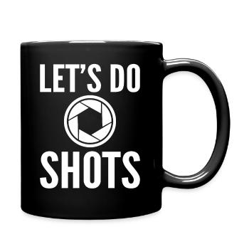 Let's Do Shots Wedding Photographer - Full Colour Mug - black - Right