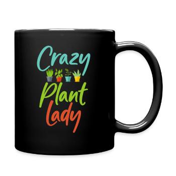 Fantastischer Gärtner Gartenarbeit - Crazy Plant Lady - Tasse einfarbig - Schwarz - Rechts