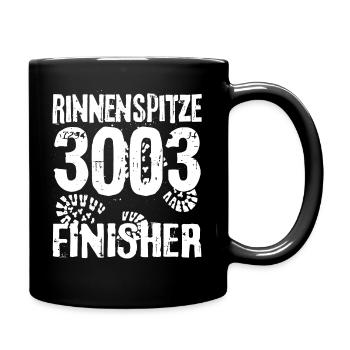 Rinnenspitze Berg Sieben Gipfel Stubaital Wandern - Tasse einfarbig - Schwarz - Rechts