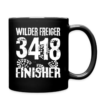 Wilder Freiger Berg Seven Summits Stubai Wandern - Tasse einfarbig - Schwarz - Rechts