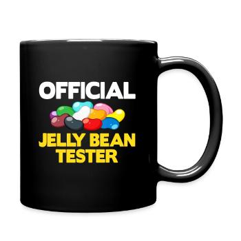 Jelly Bean Candy Beans Vegan Flavors - Full Colour Mug - black - Right