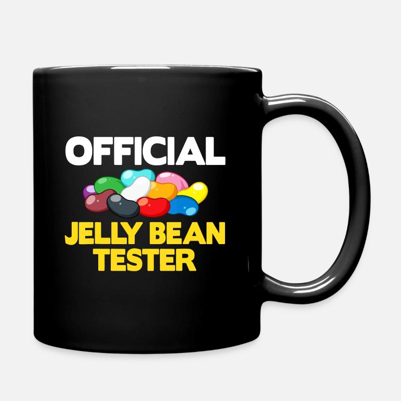 Jelly Bean Candy Beans Vegane Geschmacksrichtungen - Tasse einfarbig - Schwarz