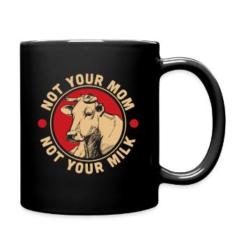 Militant des droits des animaux Cadeau végétarien Végétalien - Mug uni - noir - Droite