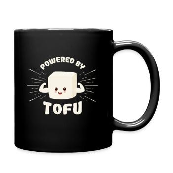 Légumes végétaliens alimentés par des légumes d’idée cadeau de tofu - Mug uni - noir - Droite